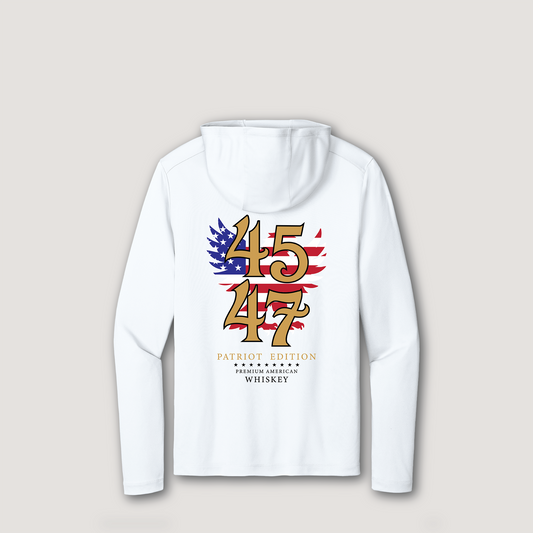 4547 Patriot Edition Lightweight Hoodie – White