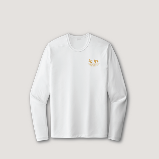 4547 Patriot Edition Cotton Long Sleeve Tee – White