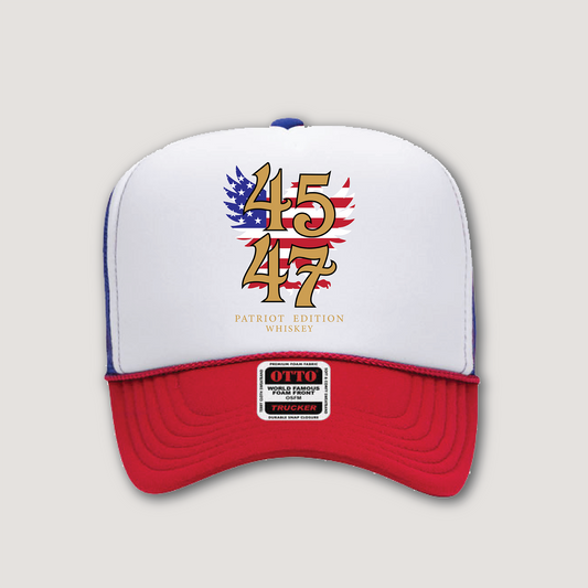 4547 Patriot Edition Trucker Hat – Red