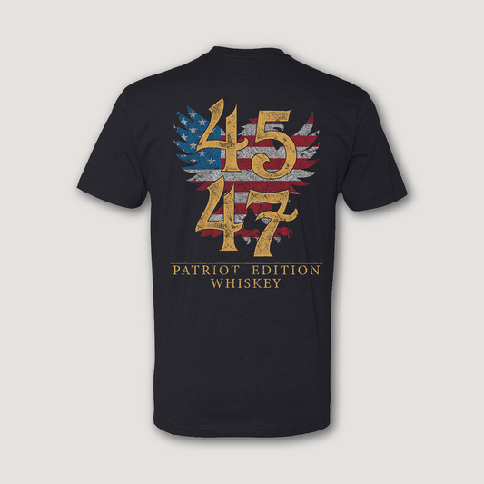 4547 Premium American Whiskey Tee – Black
