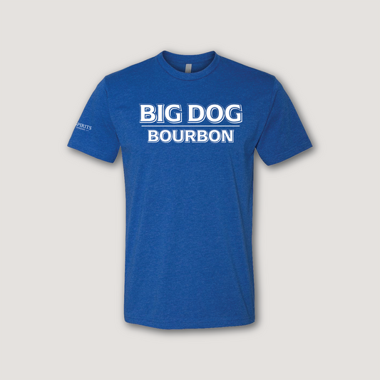 Big Dog Bourbon Tee – Let the Big Dog Drink Edition (Blue)