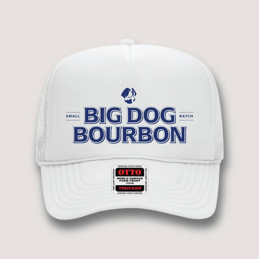 Big Dog Bourbon Cap – Small White Edition